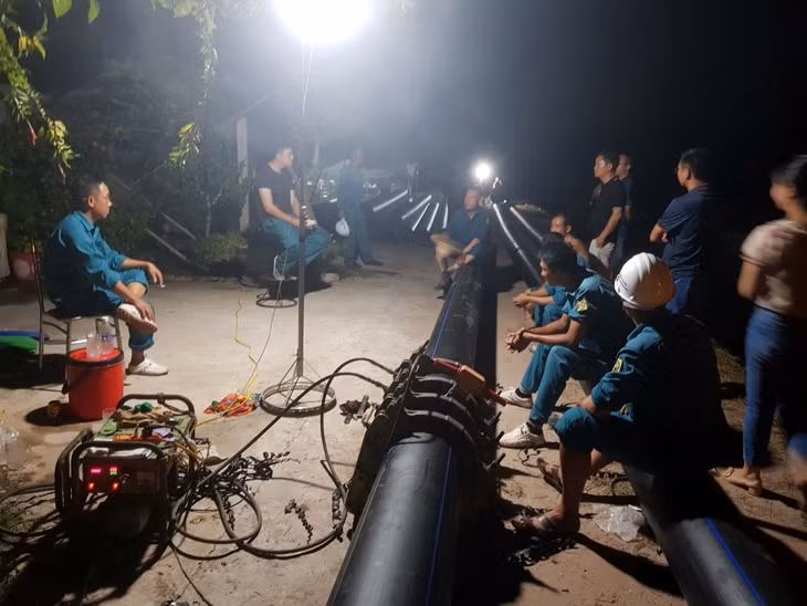Công ty CP Nước sạch Quảng Ninh thi công