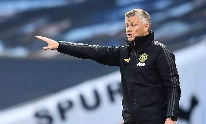 Solskjaer cho rằng Man Utd mạnh chỉ sau Liverpool và Man City. Ảnh: Reuters.