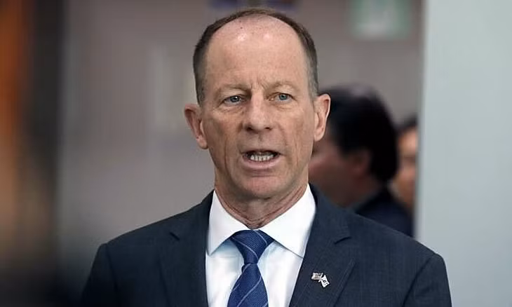 Trợ lý Ngoại trưởng Mỹ David Stillwell trả lời truyền thông tại Seoul, Hàn Quốc, tháng 11/2019. Ảnh: Reuters.