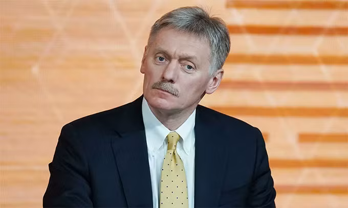 Phát ngôn viên Điện Kremlin Dmitry Peskov trong cuộc họp báo thường niên của Tổng thống Nga Vladimir Putin tại Moskva, tháng 12/2019. Ảnh: RIA Novosti.