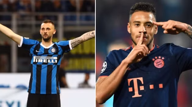 Inter với Bayern muốn trao đổi Brozovic và Tolisso.