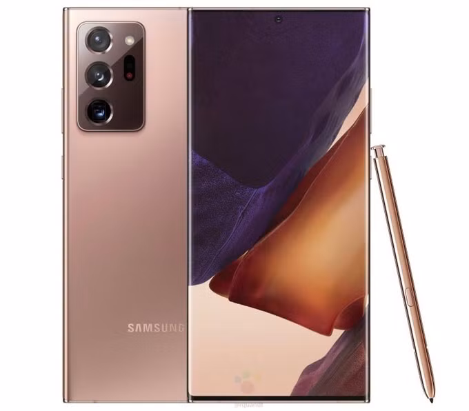 Ảnh rò rỉ được cho là của Galaxy Note20. Ảnh: WinFuture