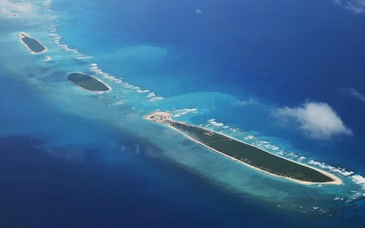 Khu vực quần đảo Hoàng Sa mà Trung Quốc chiếm đóng trái phép của Việt Nam. Ảnh: AFP.