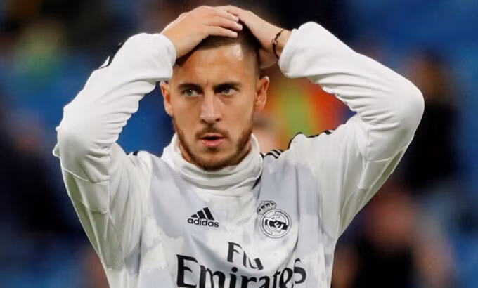 Hazard như biến mất sau khi đến Real. Ảnh: Reuters.