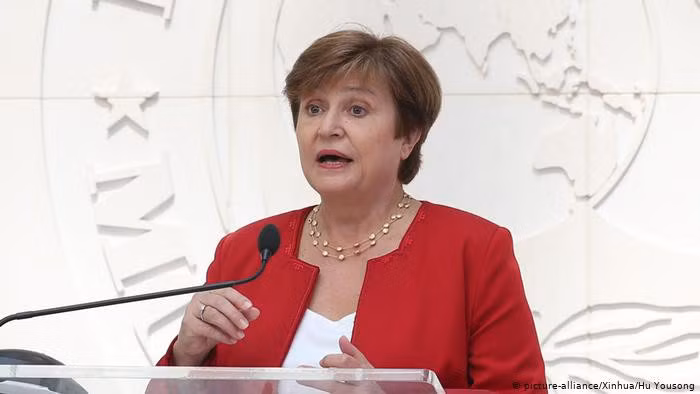 Bà Kristalina Georgieva, Tổng giám đốc Quỹ tiền tệ quốc tế. (Ảnh: DW)