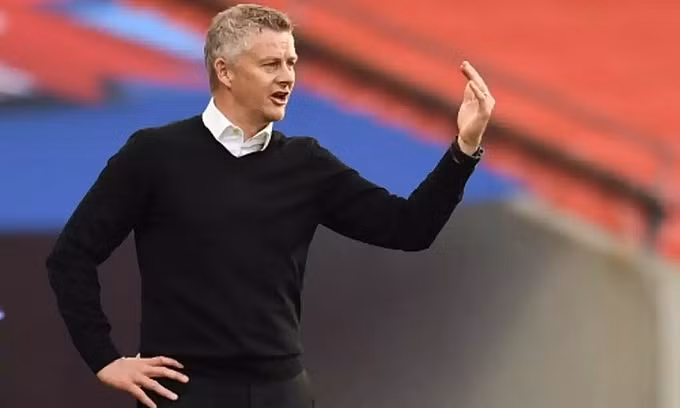 Solskjaer nhắc lại việc các chuyên gia đánh giá thấp Man Utd trước mùa giải. Ảnh: Reuters.