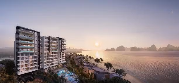 Phối cảnh toàn dự án từ trên cao.