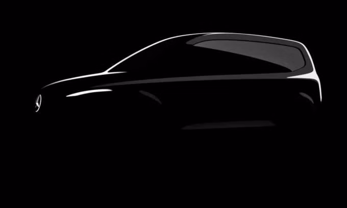 Hình dáng ban đầu của T-class theo hé lộ của Mercedes.