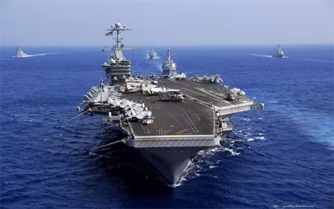 Tàu sân bay USS John C. Stennis của Mỹ. Ảnh: US Navy