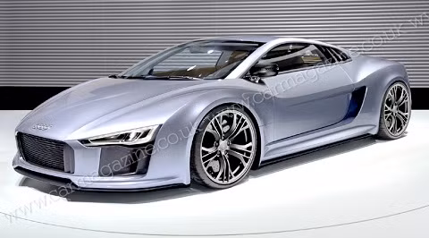 Hình ảnh render của mẫu Audi R8 2014