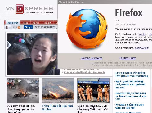 Firefox 9.0.