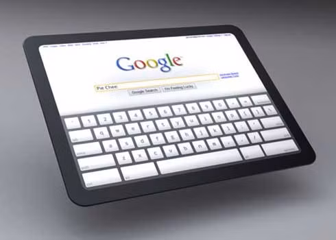 Mô hình máy tính bảng Google Nexus. Ảnh: Slashgear.