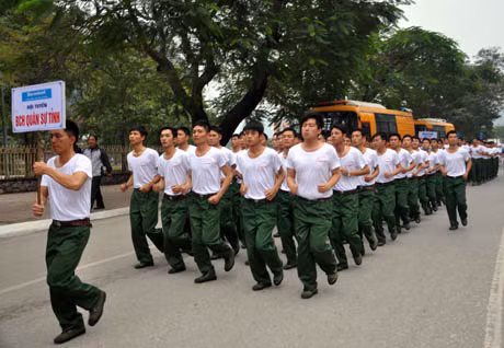 Bộ CHQS mang đến đội hình đồng đều, khỏe khoắn và rất kỷ luật