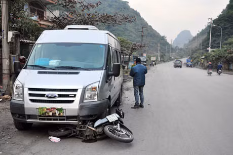Hiện trường vụ tai nạn giao thông