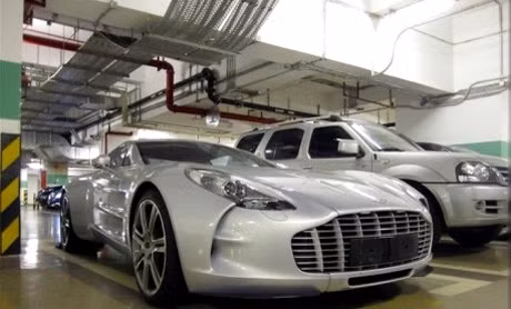 Aston Martin One-77 ở Thâm Quyến. Ảnh: 163.