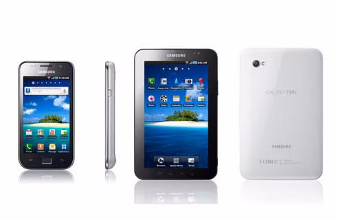 Samsung Galaxy SL và Galaxy Tab.