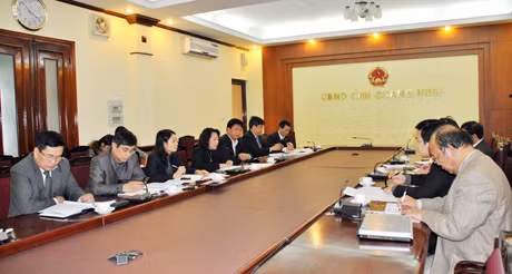 Quang cảnh buối làm việc