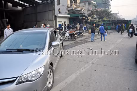 Hiện trường xảy ra vụ tai nạn
