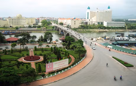 Trung tâm TP Móng Cái.