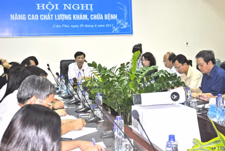 Đồng chí Nguyễn Văn Đọc, Chủ tịch UBND tỉnh, kết luận tại buổi làm việc.