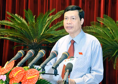 đồng chí Nguyễn Đức Long, Phó Bí thư Tỉnh ủy, Chủ tịch HĐND tỉnh Phát biểu khai mạc