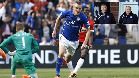 HLV Pearson (trái, ảnh nhỏ) đang giúp Leicester thành công nhờ áp dụng công nghệ trong quản lý 
