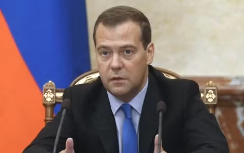 Thủ tướng Nga Dmitry Medvedev (Ảnh RIA)