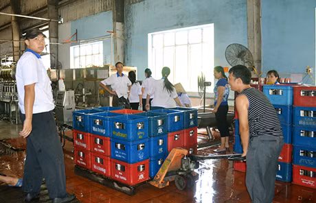 Công ty CP Bia và Nước giải khát Hạ Long chậm nộp kinh phí công đoàn do sản xuất kinh doanh gặp khó khăn.