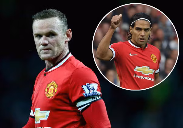 Rooney chấp nhận đá hộ công, nhường vị trí cho Radamel Falcao