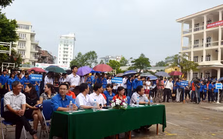 Quang cảnh lễ phát động ngày hội