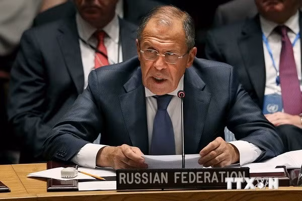 Bộ trưởng Ngoại giao Nga Sergei Lavrov. (Nguồn: AFP/TTXVN)