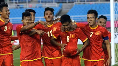 Olympic Việt Nam giành vé vào vòng 1/8 môn bóng đá nam Asiad 17 với tư cách là đội đầu bảng