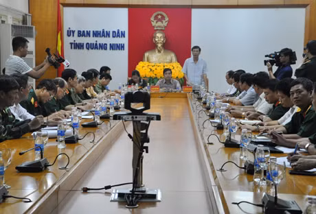 Trưởng Ban Chỉ đạo Phòng chống lụt bão Trung ương trực tiếp chỉ đạo công tác ứng phó với bão số 3 tại Quảng Ninh ảnh 1 Trưởng Ban Chỉ đạo Phòng chống lụt bão Trung ương trực tiếp chỉ đạo công tác ứng phó với bão số 3 tại Quảng Ninh ảnh 1