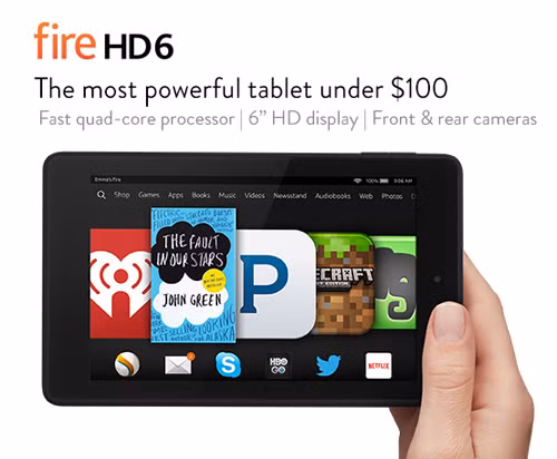 Fire HD6 có giá chỉ 99 USD.