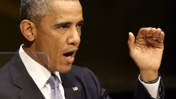 Tổng thống Mỹ Barack Obama phát biểu tại phiên họp toàn thể lần thứ 69 Đại hội đồng Liên hợp quốc. (Nguồn: AP)