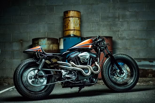 Harley-Davidson mang chiếc Forty-Eight Sportster cho Kommune mặc sức sáng tạo để ra đời mẫu cafe racer ưng ý nhất.