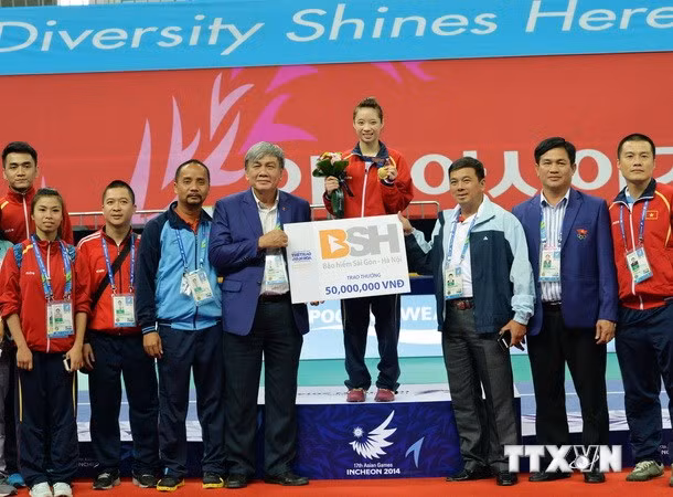 Wushu lại có thêm huy chương tại ASIAD 17. (Ảnh: Hữu Quý/TTXVN)