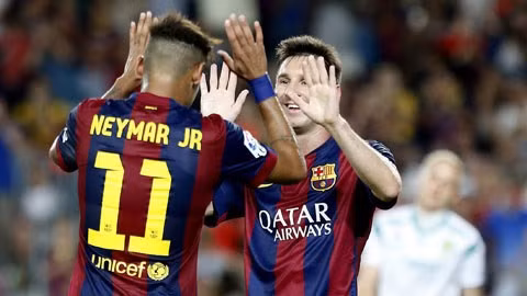 Messi và Neymar ghi tới 5 trong 6 bàn thắng của Barca trước Granada