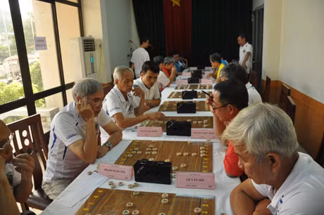 Các VĐV thi đấu nội dung cờ tướng