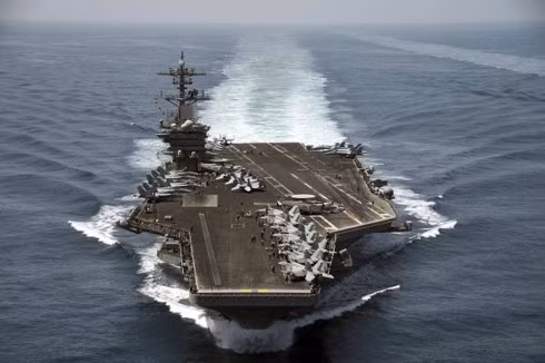 Tàu sân bay Mỹ Theodore Roosevelt. Ảnh: military.com.