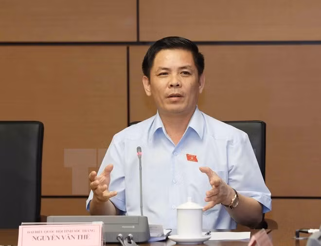 Tân Bộ trưởng Bộ Giao thông Vận tải Nguyễn Văn Thể. (Ảnh: TTXVN)