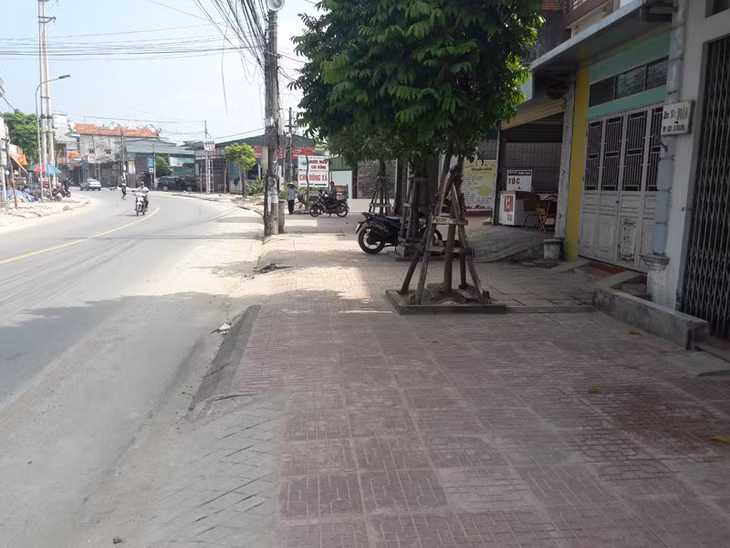 Đường phố xã Đông Xá đã sạch, đẹp hơn nhờ ý thức của người dân không vứt rác bừa bãi ra đường