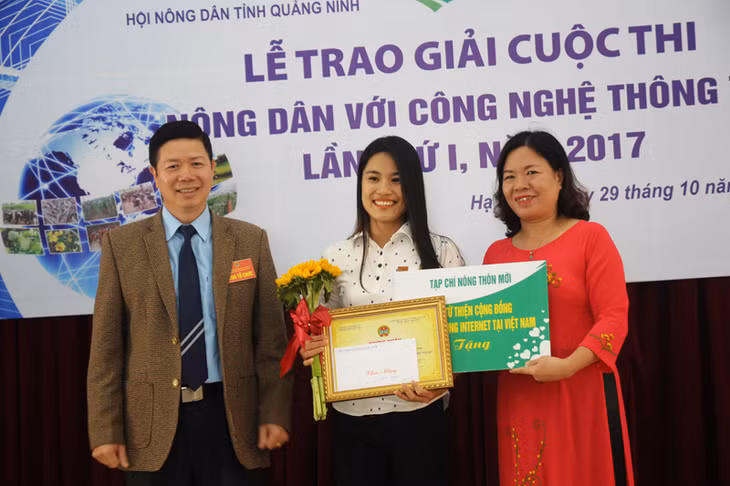  Thí sinh Đặng Hải Yến, hội viên Hội Nông dân huyện Đầm Hà giành giải nhất cuộc thi
