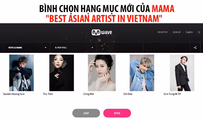 Sự xuất hiện của Chi Dân trong danh sách đề cử gây nhiều tranh cãi.