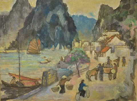 Họa sĩ Trần Thanh Toàn và quê hương Quảng Ninh ảnh 2 Họa sĩ Trần Thanh Toàn và quê hương Quảng Ninh ảnh 2