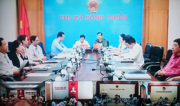 Các địa phương họp trực tuyến qua các các điểm cầu