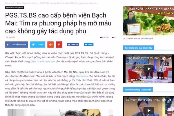 Ảnh bài viết được chụp lại.
