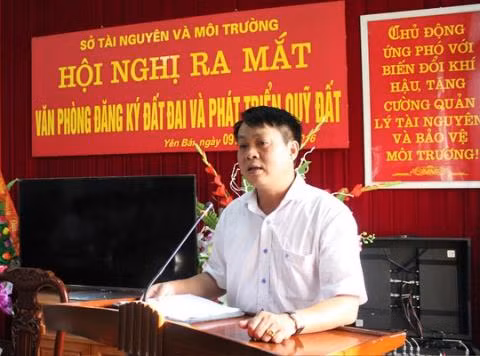 Giám đốc Sở Tài nguyên và Môi trường Yên Bái Phạm Sỹ Quý. Anh: dantri.com.vn