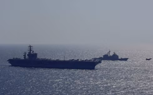Tàu sân bay USS Nimitz. Ảnh: Hải quân Mỹ.