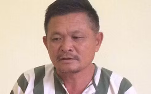 Khải tại cơ quan Công an
